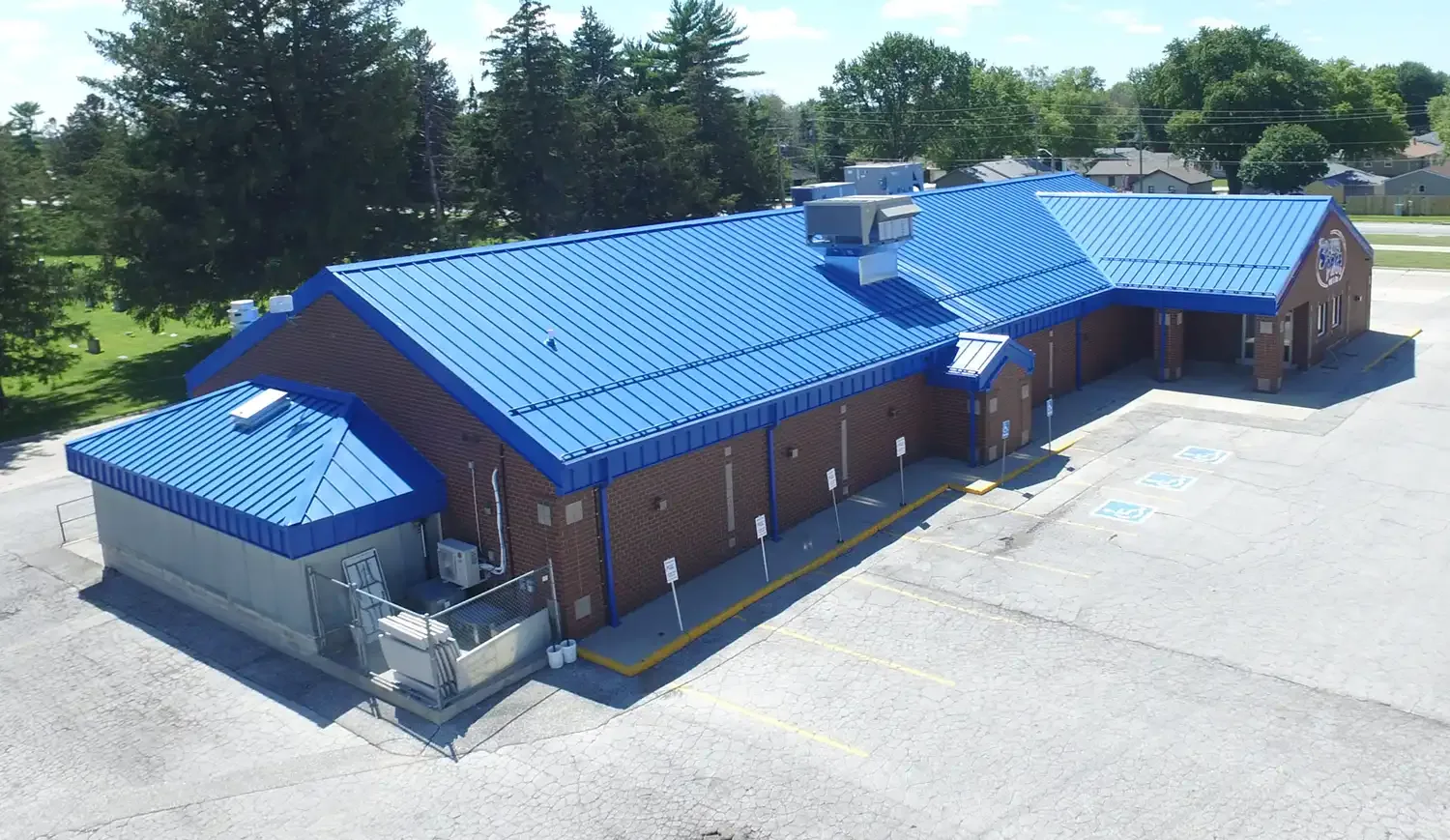 Commercial Metal Roof Retrofit in Allen, TX Commercial Metal Roof Retrofit in Allen, TX